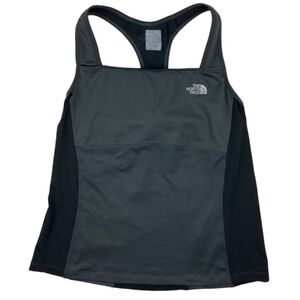 The North Face Vapor Wick Tank Top Women's Medium Racerback Gray Black